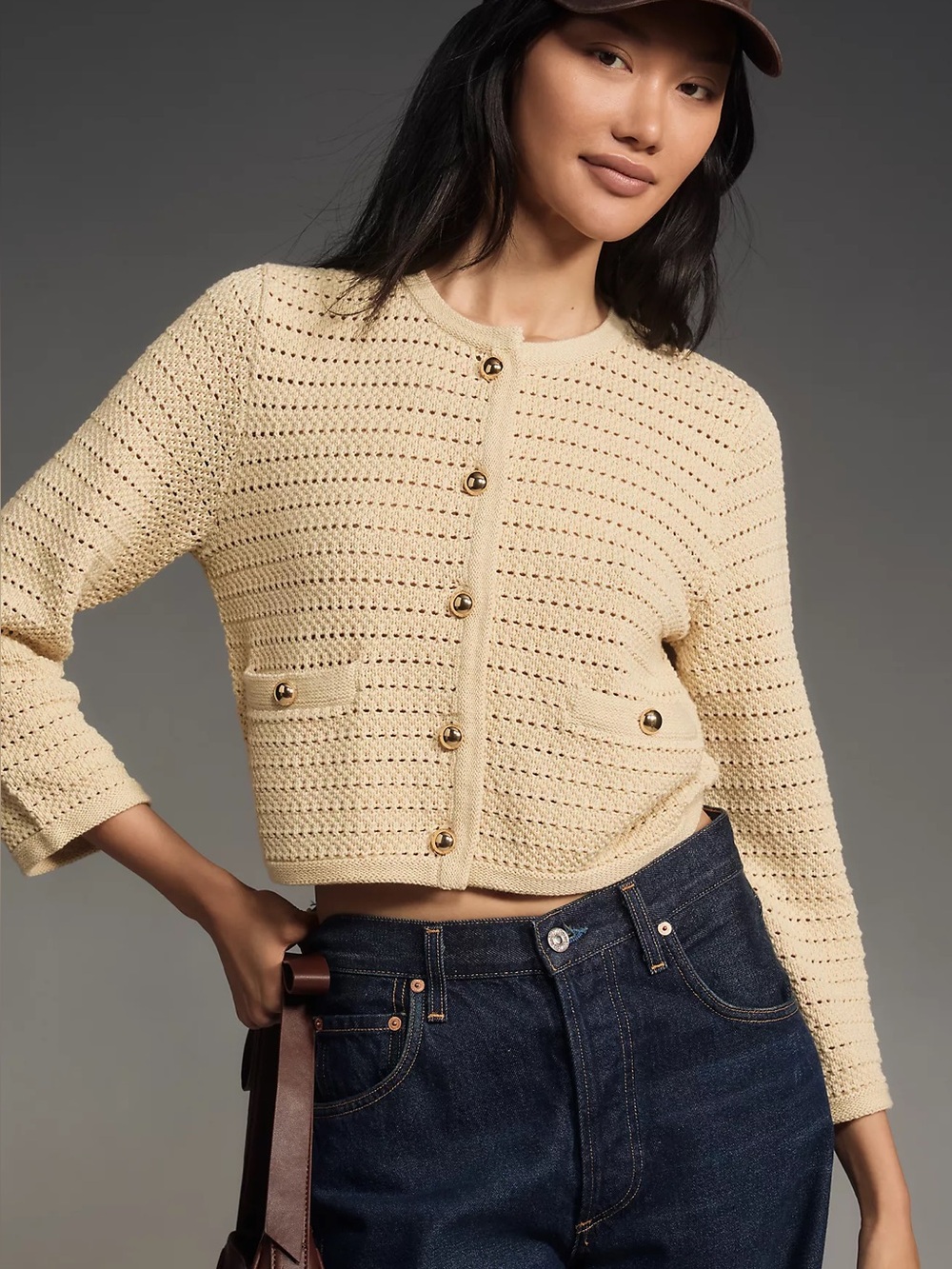 REFORMATION Charlotte Cardigan S